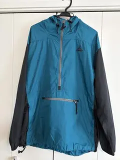 NIKE ACG 90s ナイロンアノラックパーカー 黒×ティール 希少カラー