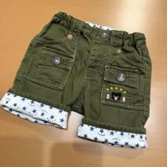 ミキハウス　ダブルビー　ハーフパンツ　パンツ　半ズボン　80