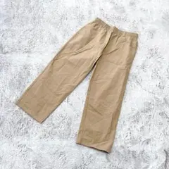 イージーパンツ チノパン ベージュ ウエストゴム ゆったり カジュアル メンズ