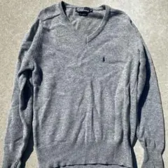 Polo by Ralph Lauren グレー Vネック セーター M