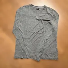 BOSS グレー スリムフィット Vネックカットソーのサムネイル