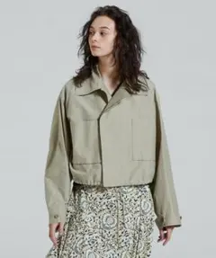 MACPHEE エアリークロス ショートジャケット 定価2.5万のサムネイル