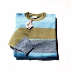 デッドストック volcom ボーダー アクリルニットのサムネイル