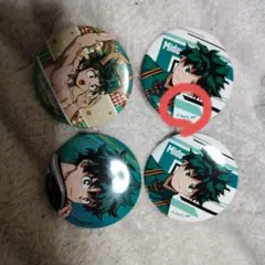 僕のヒーローアカデミア　緑谷出久缶バッチ４個セット