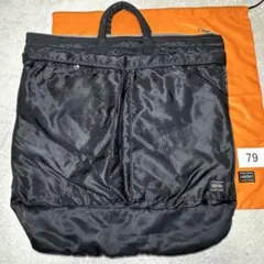 79 ポーター　タンカー　ヘルメットバッグ　ブラック