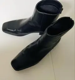 EMMA CLOTHES バックジップ ヒールブーツ M