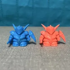 【当時物】ガン消し SDガンダム外伝 騎士バウンドドック 2体セット 剣・盾付