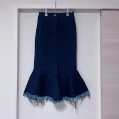 デニムスカート　マーメイド