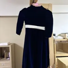 イウチ ネイビー 女児フォーマルワンピース