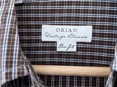 ORIAN オリアン チェック シャツ① Sのサムネイル