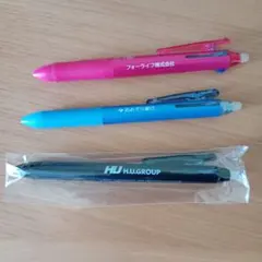 フリクション　3色×1本、 2色×2本