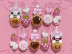 【現品】ネイルチップ 平成女児 地雷系 量産型 ゴテゴテネイル