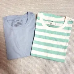 【新品】無印良品 Tシャツ 2枚セット 130のサムネイル