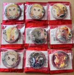 鬼滅の刃 無限列車編 遊郭編 絵巻カフェ 第二期 缶バッジ 煉獄杏寿郎