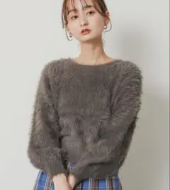 〈1回着用〉SENSE OF PLACE フェザーセーター