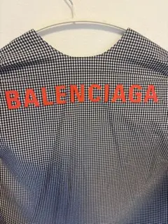 BALENCIAGA チェック柄 長袖シャツ　オーバーサイズのサムネイル