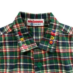 レトロミキハウス ミキハウス 15周年記念 長袖 襟刺繍 90㎝