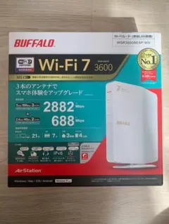 バッファロー Wi-Fi7 standard3600 保証書有 - メルカリ