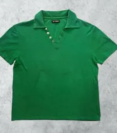 【Raf simons】 14ss green polo shirtのサムネイル