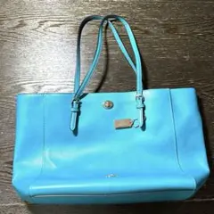 COACH トートバッグ ターコイズブルーレディースバックのサムネイル