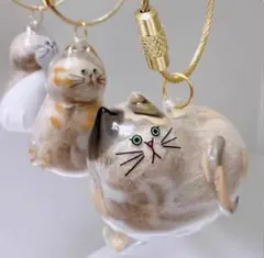 うちの子のけだまだま風　全5種セット　ガチャ　ねこ　ネコ　猫　毛玉　キーホルダー