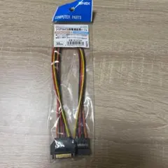 AINEX シリアルATA用電源延長ケーブル 30cm WA-047SABのサムネイル