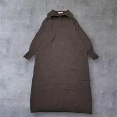 ★美品◆ジャーナルスタンダードレリューム◆フォックスウールポロワンピース