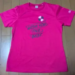 Mizuno レディース 半袖 Tシャツ ピンクのサムネイル