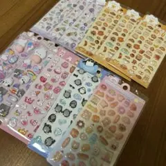 ぷっくりシール 3Dデコシール まとめ売り11点