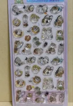 1点　モフサンド風　硬いシール　立体　3D