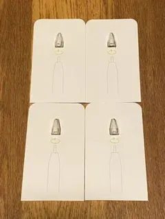 Apple Pencilチップ 交換用ペン先 4個 純正 未使用