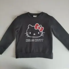 Hello Kitty グレー トレーナー 120cm 子供服