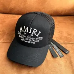 【新品】AMIRI アミリ トラッカーキャップ ロゴ ブラック