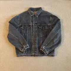 80s Levi's 先染め グレー デニムジャケット　46 80s Levi's デニムボアジャケット グレー USA製 リーバイス グレー