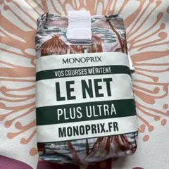 MONOPRIX エコバッグ 折りたたみ式 トロピカル柄 ハワイ柄 サーフィンのサムネイル