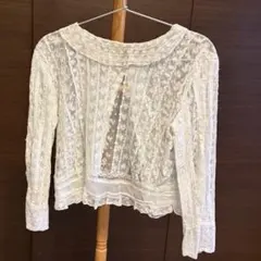 激レア ハート ノルマンディー フランスアンティークレース クロス