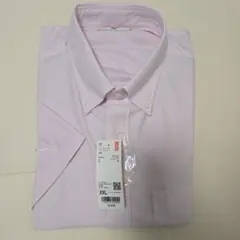 UNIQLO ドライノンアイロンジャージーシャツ ピンク XXLのサムネイル
