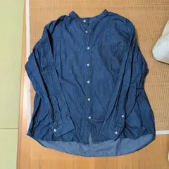 BACK NUMBER デニムシャツ 長袖 インディゴ M