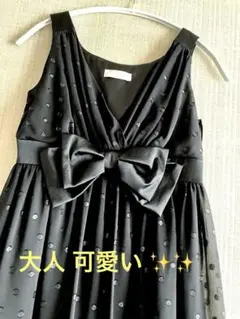 オンワード樫山 ドレス ワンピース 日本製 【極美品】大人 可愛い クリスマス