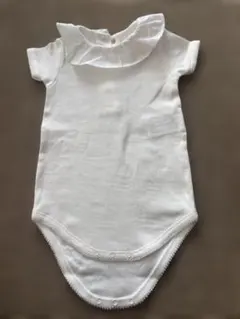 Marsh様専用　ボンポワン　ロンパース フリル襟付き６M