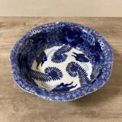 大鉢 中鉢 大丼 中丼 盃洗 変わり縁 太明成化年製 染付 金彩 古伊万里 大鉢 中鉢 大丼 中丼 盃洗 変わり縁 太明成化年製 染付 金彩 古