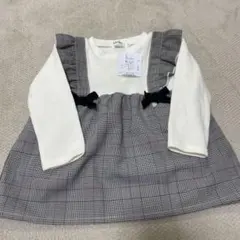 slap slip 長袖　ツイード　チュニック　100