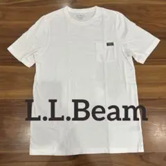 L.L.Bean，エル・エル・ビーン　半袖Tシャツ　カタディン・ロゴ　M 白