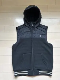 【極美品】POLO ポロ ラルフローレン ハイブリッド フーデッドベスト
