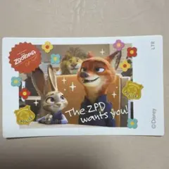 ズートピア オーマイカフェ ステッカー ジュディ ニック