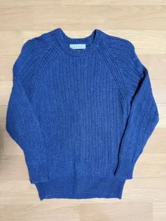 【美品】UNITEDARROWS メンズ　ニット　コバルト