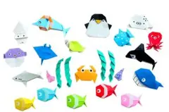 ハンドクラフト 海の生き物 夏 水族館 壁面飾り 折り紙 保育園 幼稚園のサムネイル