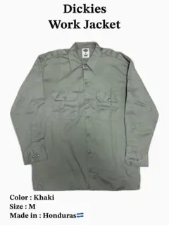 ひ*奴様 USA古着　ディッキーズ　ワークシャツ　M