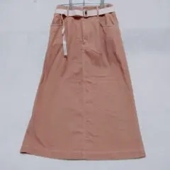 グローバルワーク ベルト付き Aライン ロング スカート Mのサムネイル