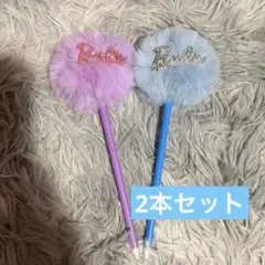 Barbie ファー付きボールペン 2本セットのサムネイル